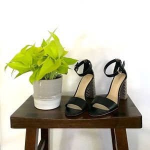 Never worn! Nine West patterned block heel